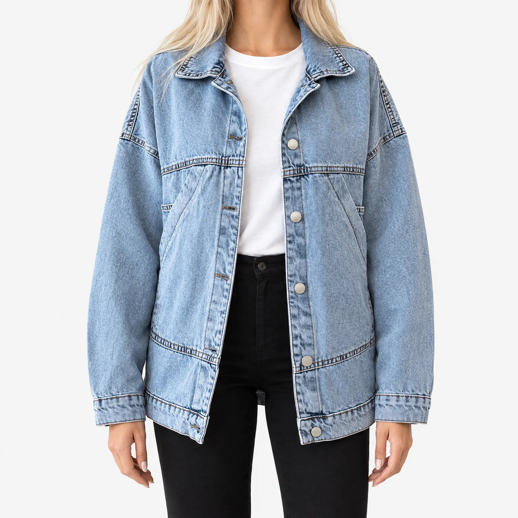 Kelley - Oversized Denim Jacket 