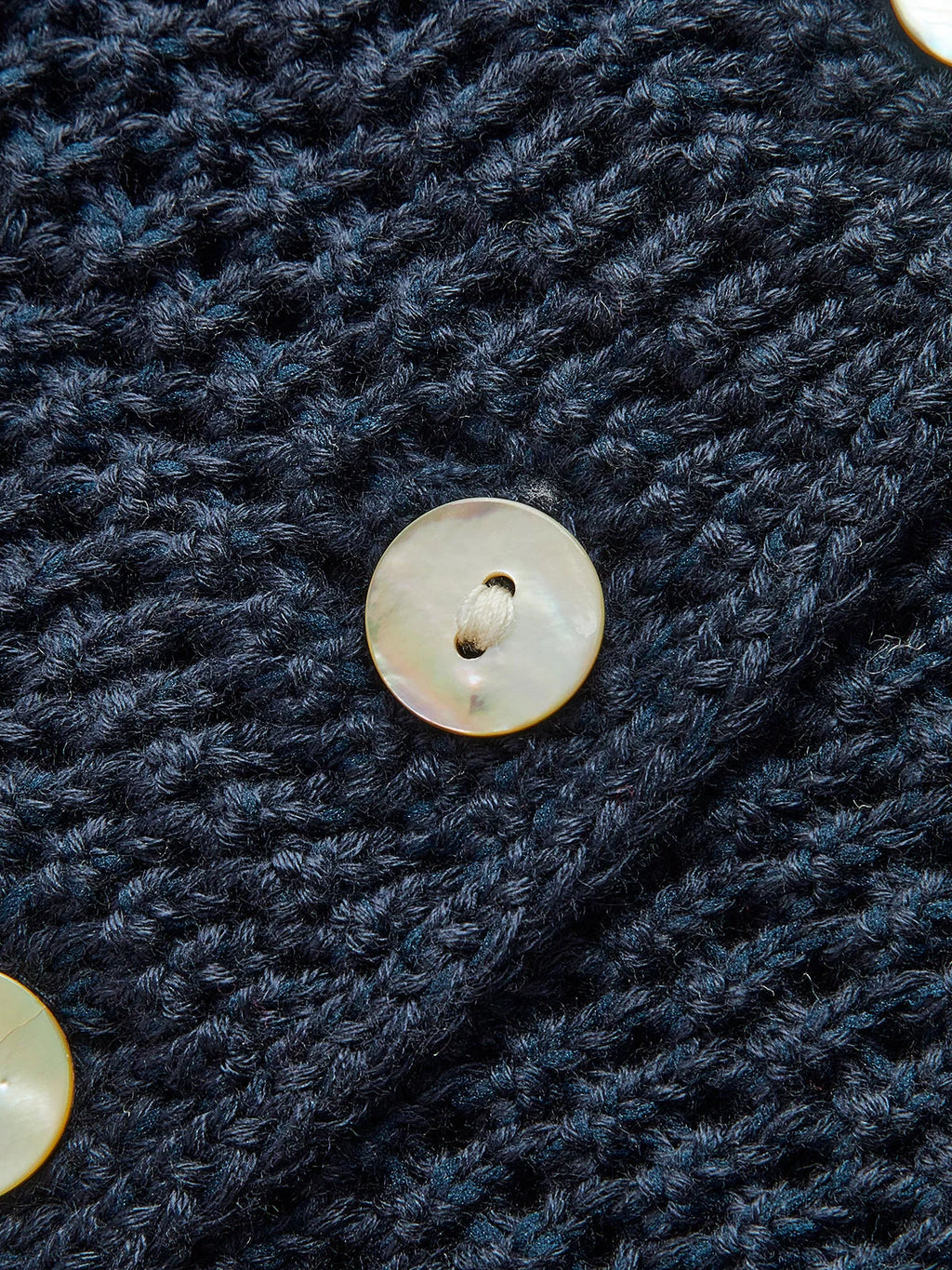 Kiara Collection | Women's Off-the-Shoulder Sweater with Button-Front Closure | Cropped Navy Long Sleeve for Stylish Comfort 2