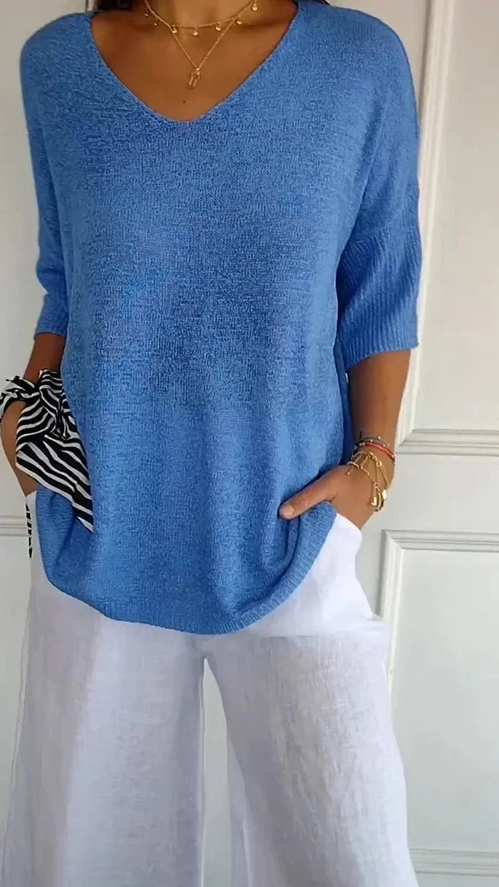 Kiara Collection | Women's Oversized Sweater with Cozy Knit Fabric | Relaxed Fit for Everyday Comfort 1