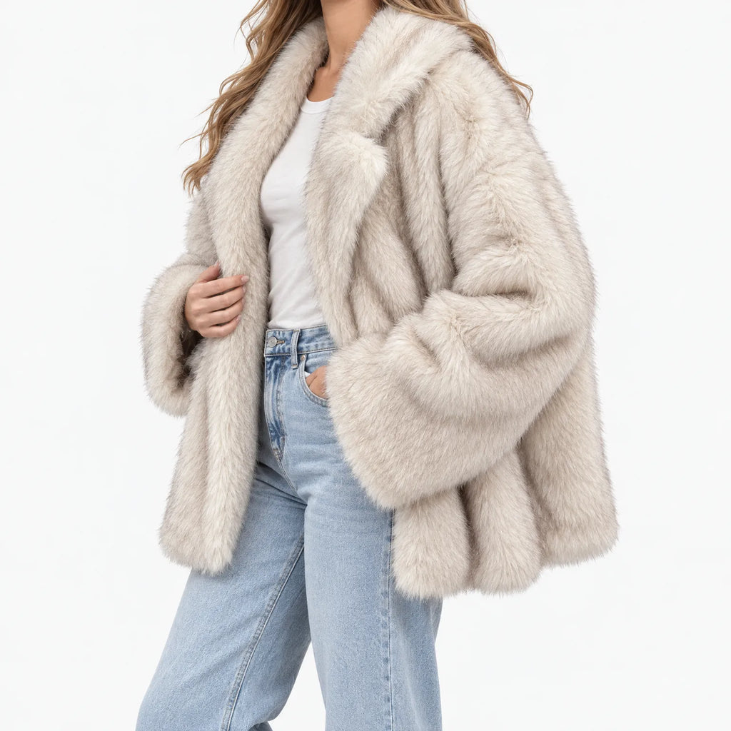Marie  - Oversized Batwing Sleeve Winter Coat