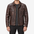 Marion  - Rugged Field Leather Jacket