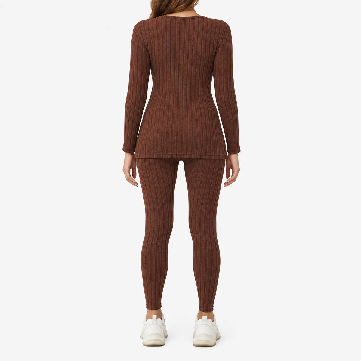 Megan- Ribbed Knit Two-Piece Set 