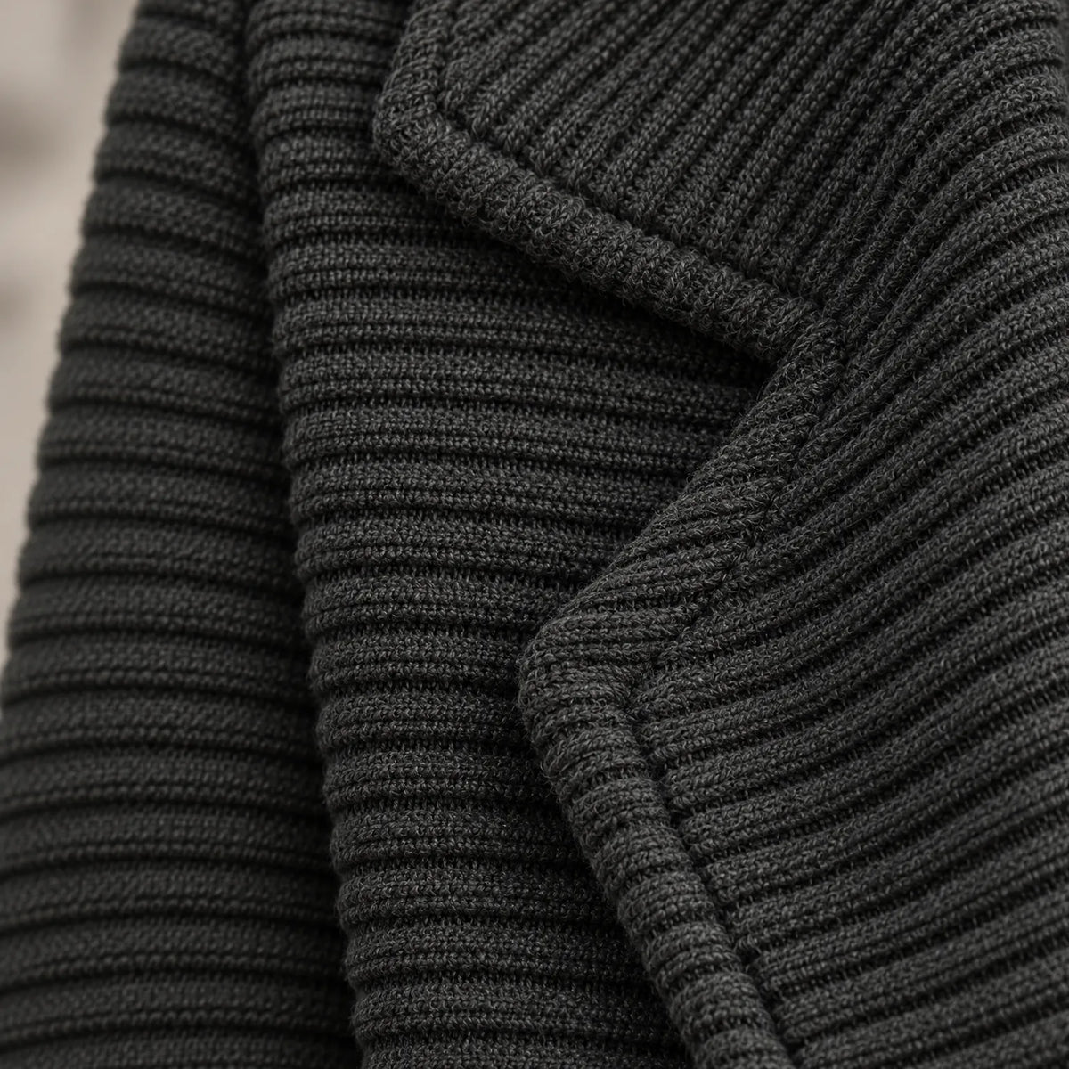 Muriel  - Ribbed Knit Blazer Jacket