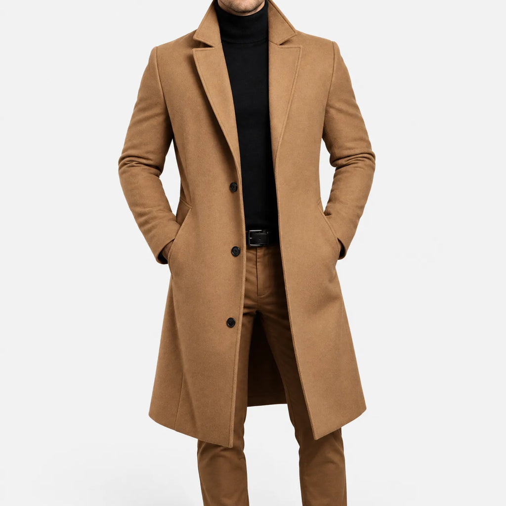 Perry  - Men's Mid-Length Casual Overcoat
