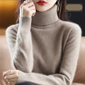 Pure Comfort Collection | High-Neck Cashmere Sweater with Lightweight Insulation | Fitted Knitwear for Autumn and Winter Warmth 0