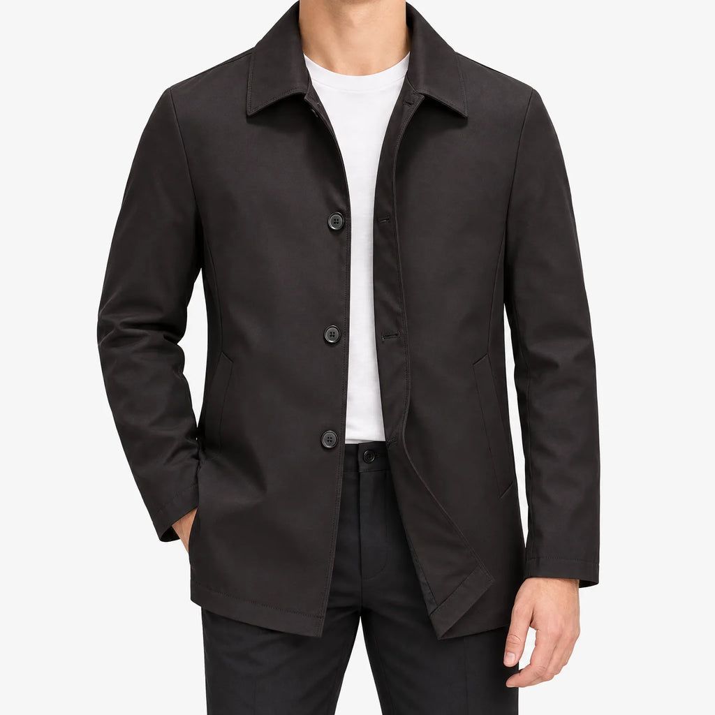 Raymond  - Classic Collared Mid Length Jacket