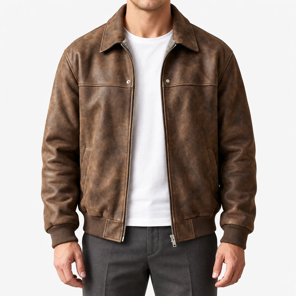 Ronnie  - Mens Leather Jacket