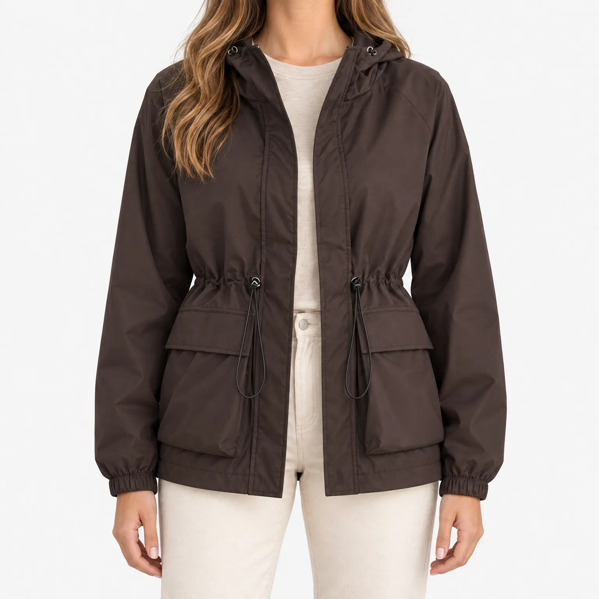 Sonja  - Hooded Windbreaker Rain Jacket