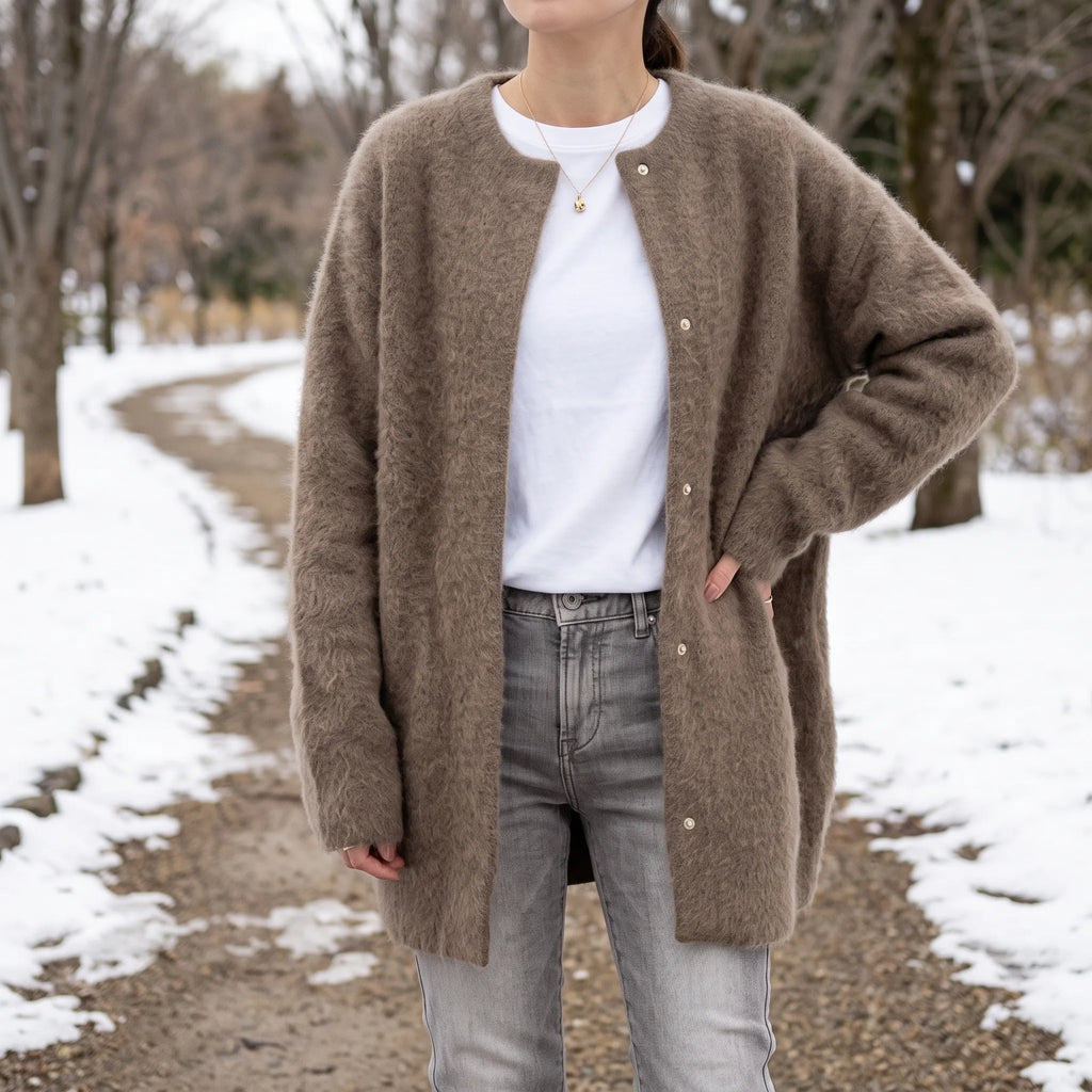 Tabitha  - Women Loose Fit Long Cardigan