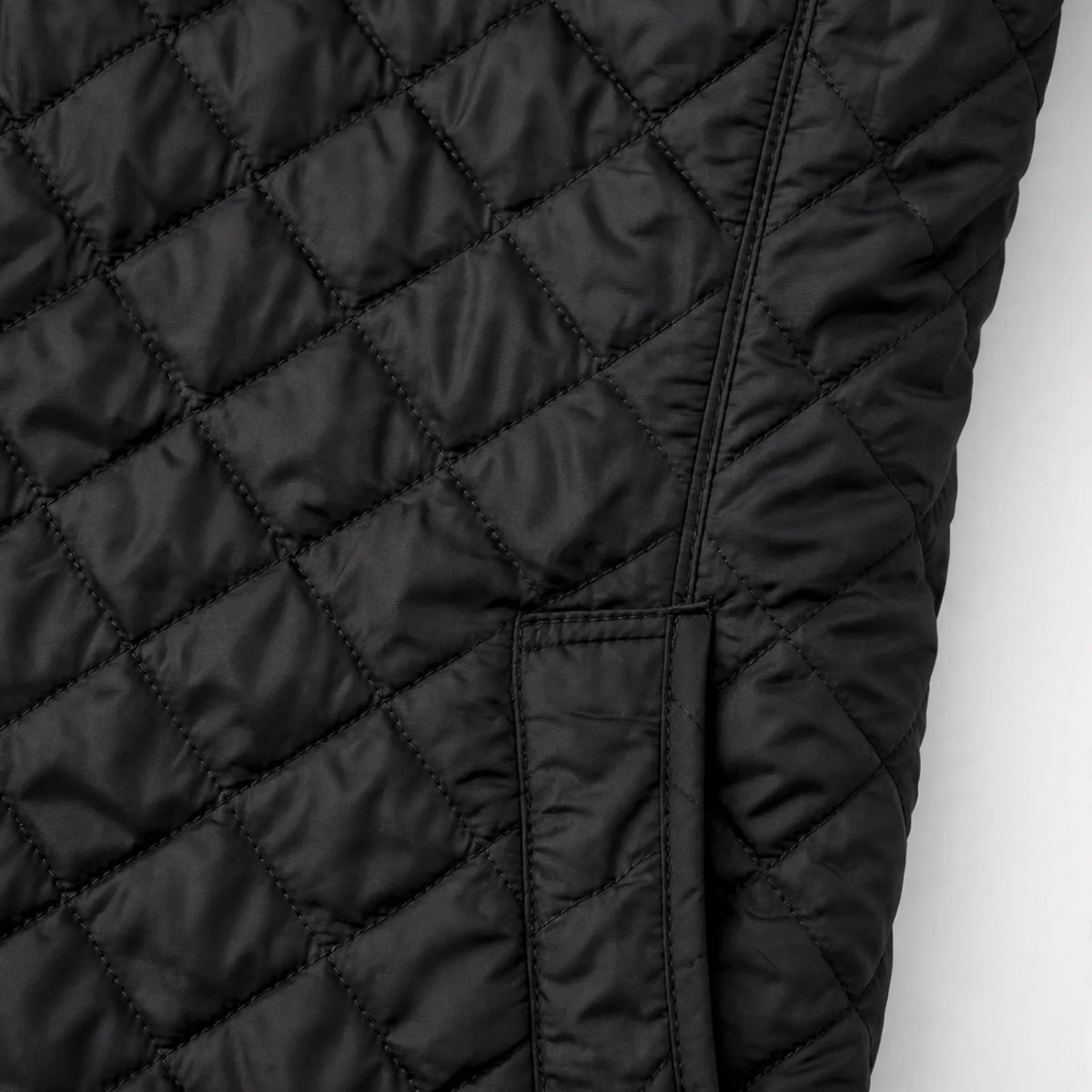 Teri  - Diamond Quilted Button Front Jacket