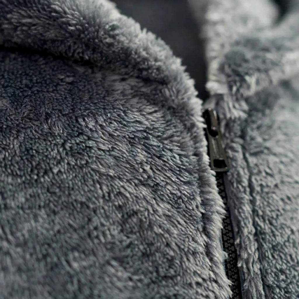 Terry  - Hooded Full-Zip Casual Winter Jacket