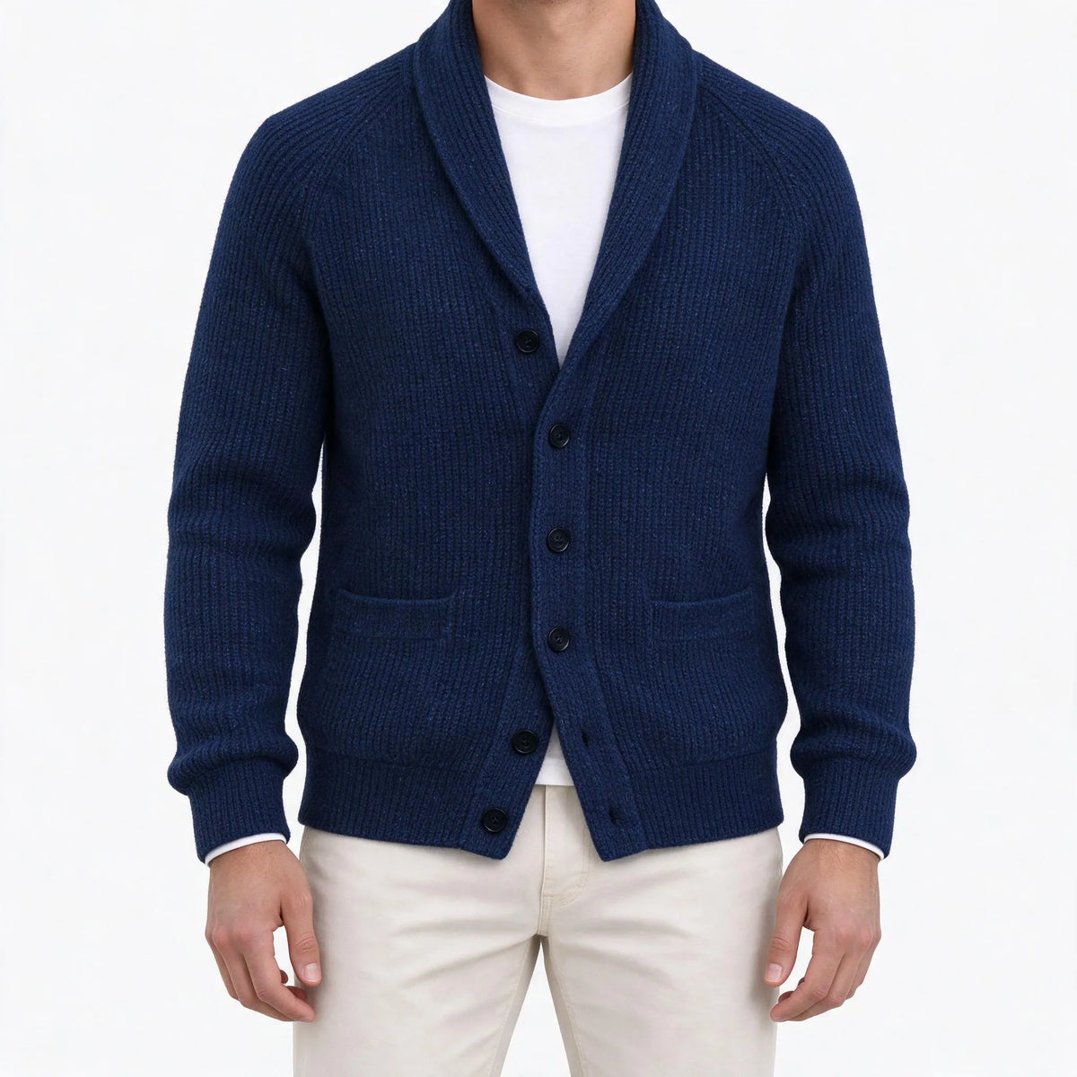 Trevor  - Button Front Knit Cardigan Sweater