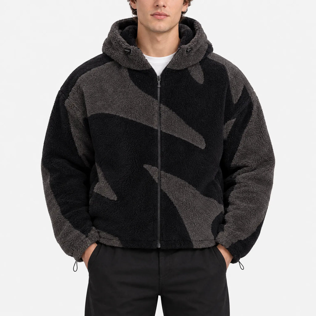 Tyrone  - Hooded Zip Up Casual Jacket