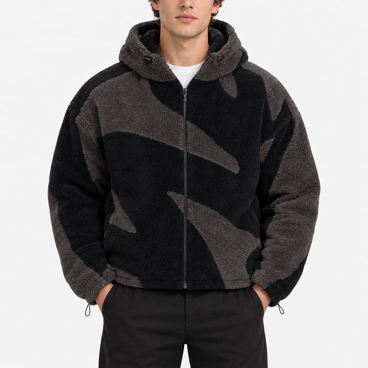 Tyrone  - Hooded Zip Up Casual Jacket