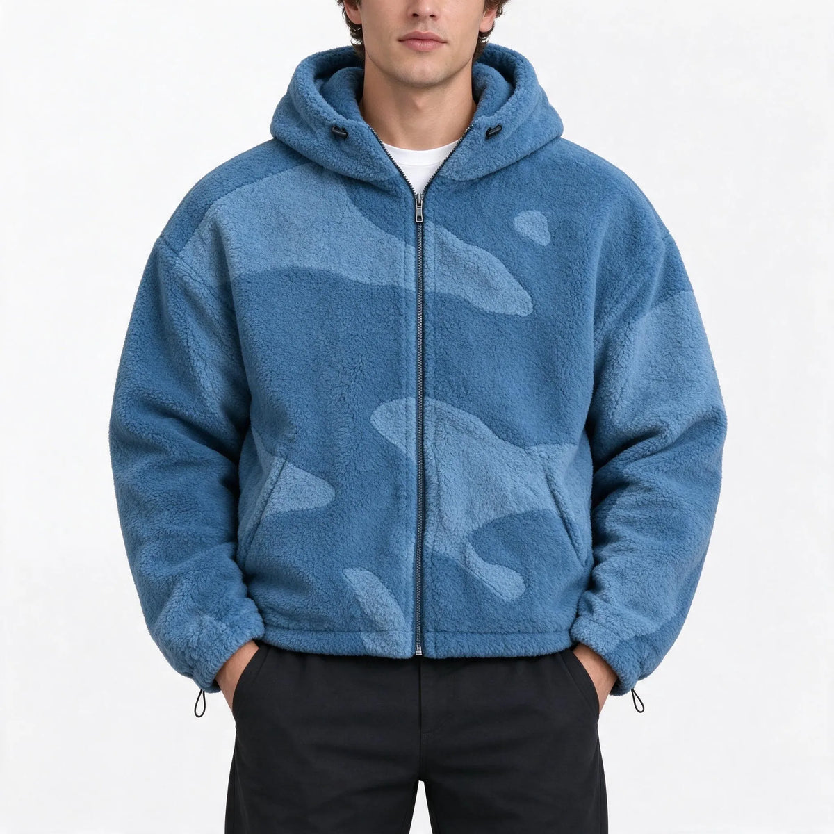 Tyrone  - Hooded Zip Up Casual Jacket