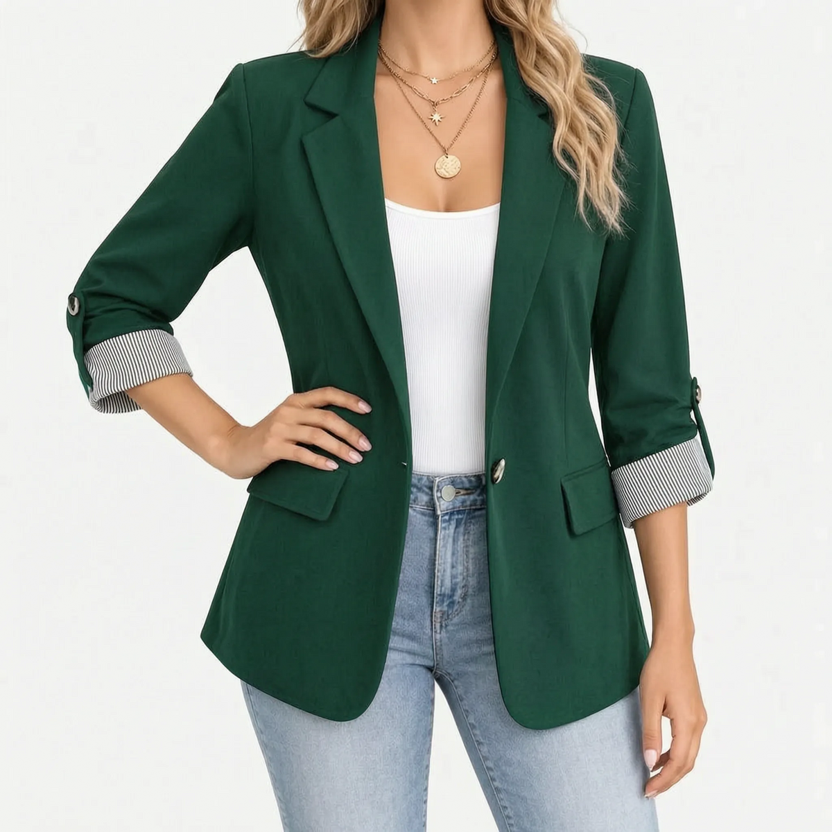 Vellara - Open Front Blazer Kathryn