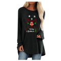Women's Cotton Knit Longline Sweater | Cozy Oversized Festive Winter Top 0