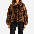 Zafira – Fluffy Leopard Print Jacket