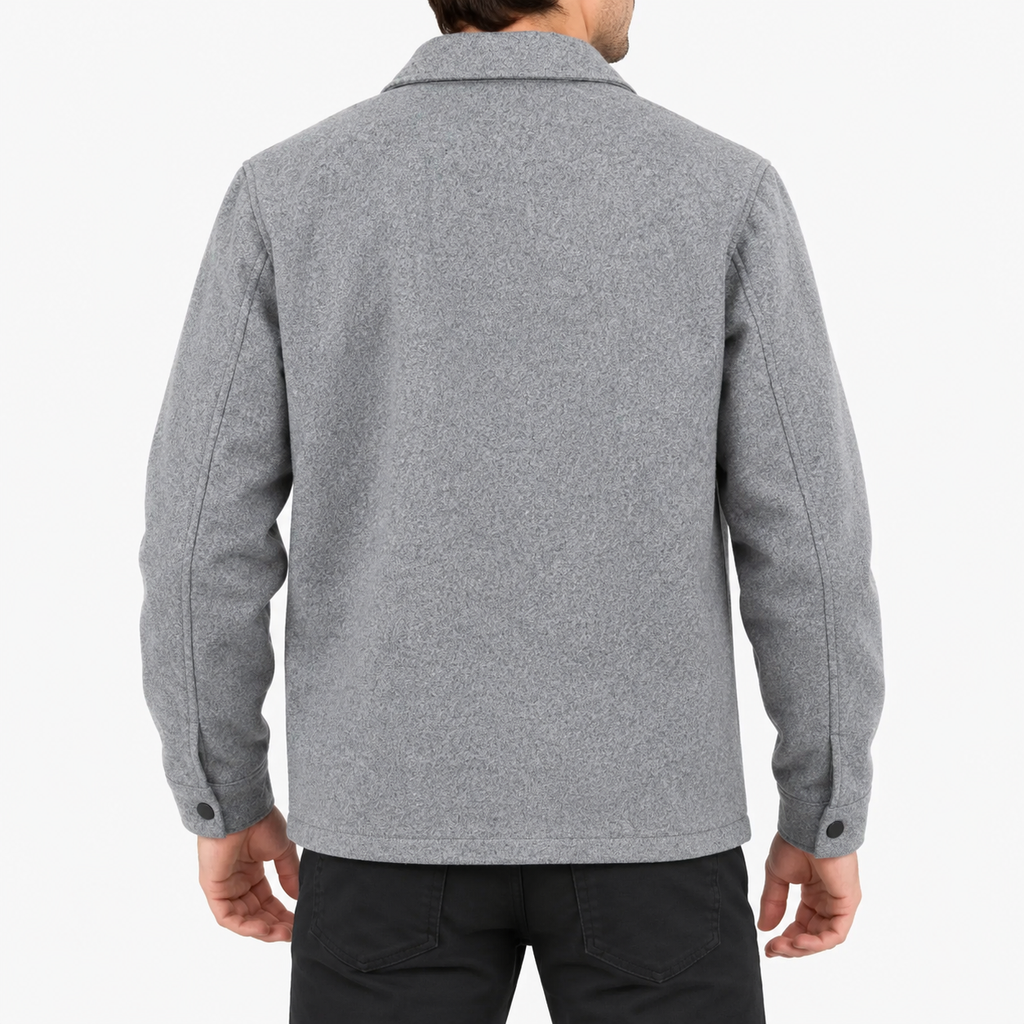 Gregg  - Casual Button Front Shirt Jacket