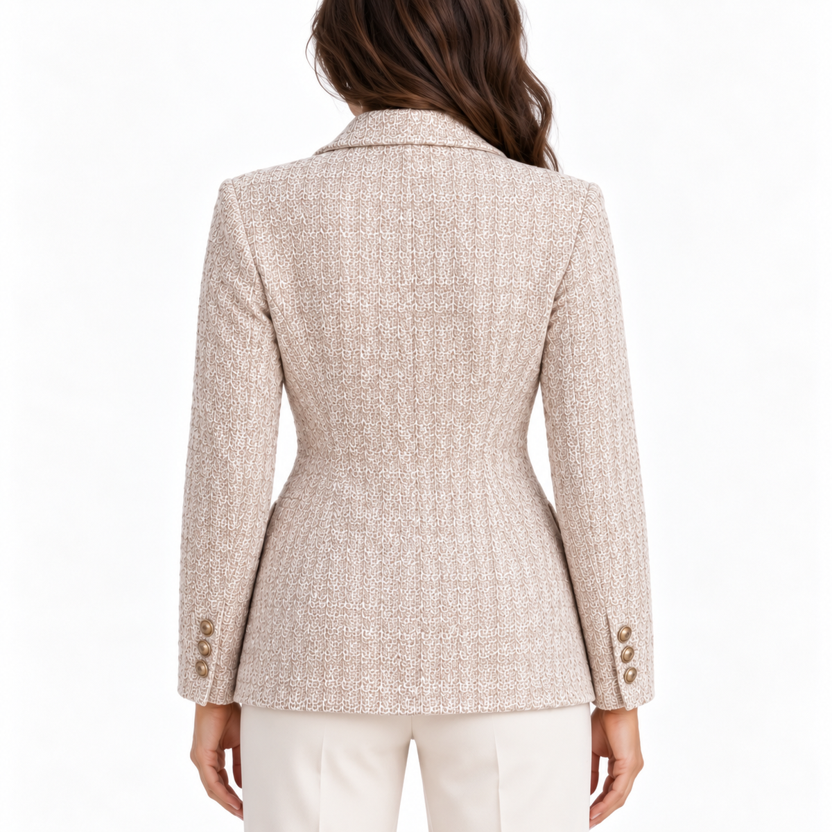 Veronica  - Tailored Double Breasted Woven Blazer