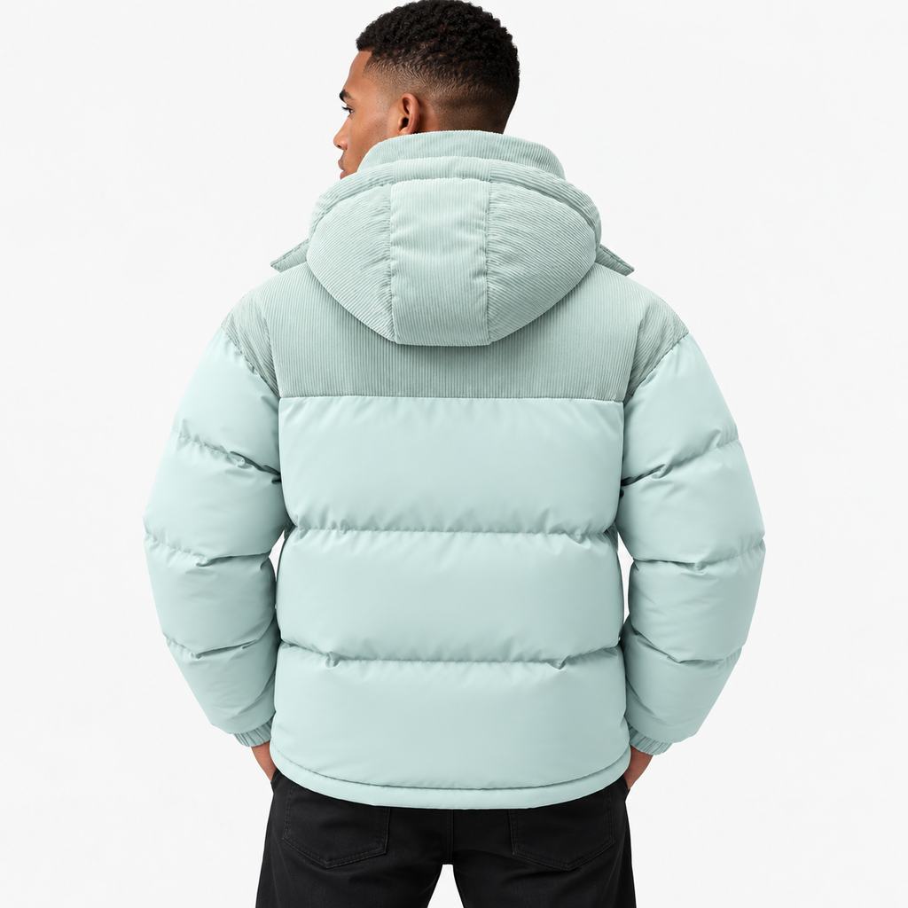 Johnathan  - Men's Color Block Puffer Jacket