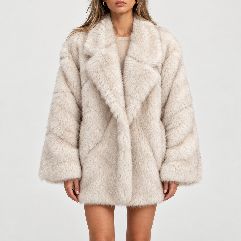 Marie  - Oversized Batwing Sleeve Winter Coat