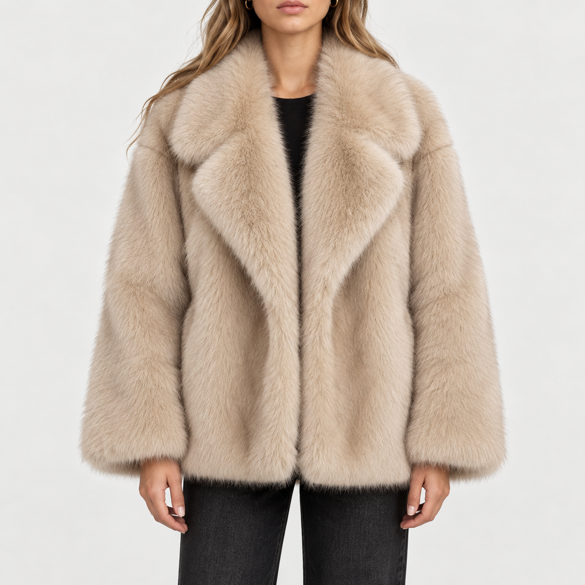 Marie  - Oversized Batwing Sleeve Winter Coat