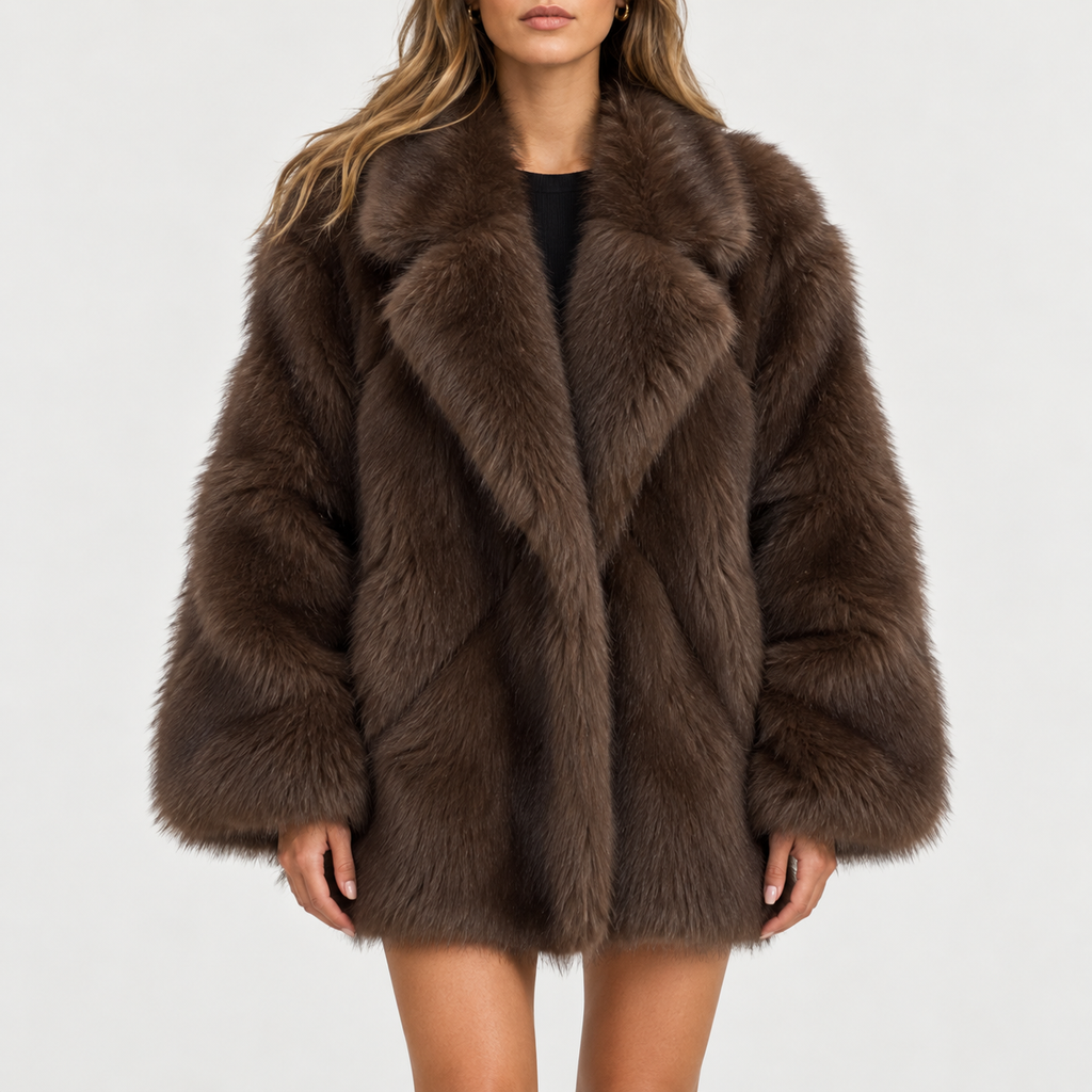 Marie  - Oversized Batwing Sleeve Winter Coat